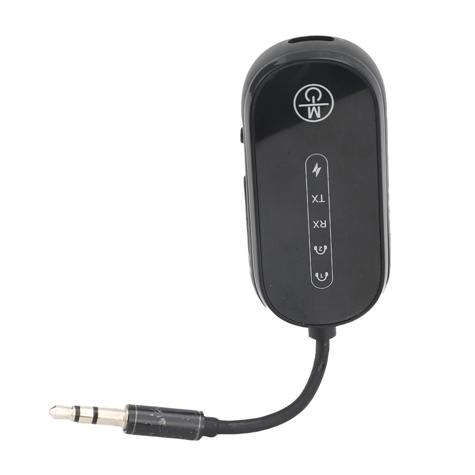 

Bluetooth 5.4 Receiver and Transmitter 32.8ft Range 3.5mm AUX Long Battery Life Airplane Wireless