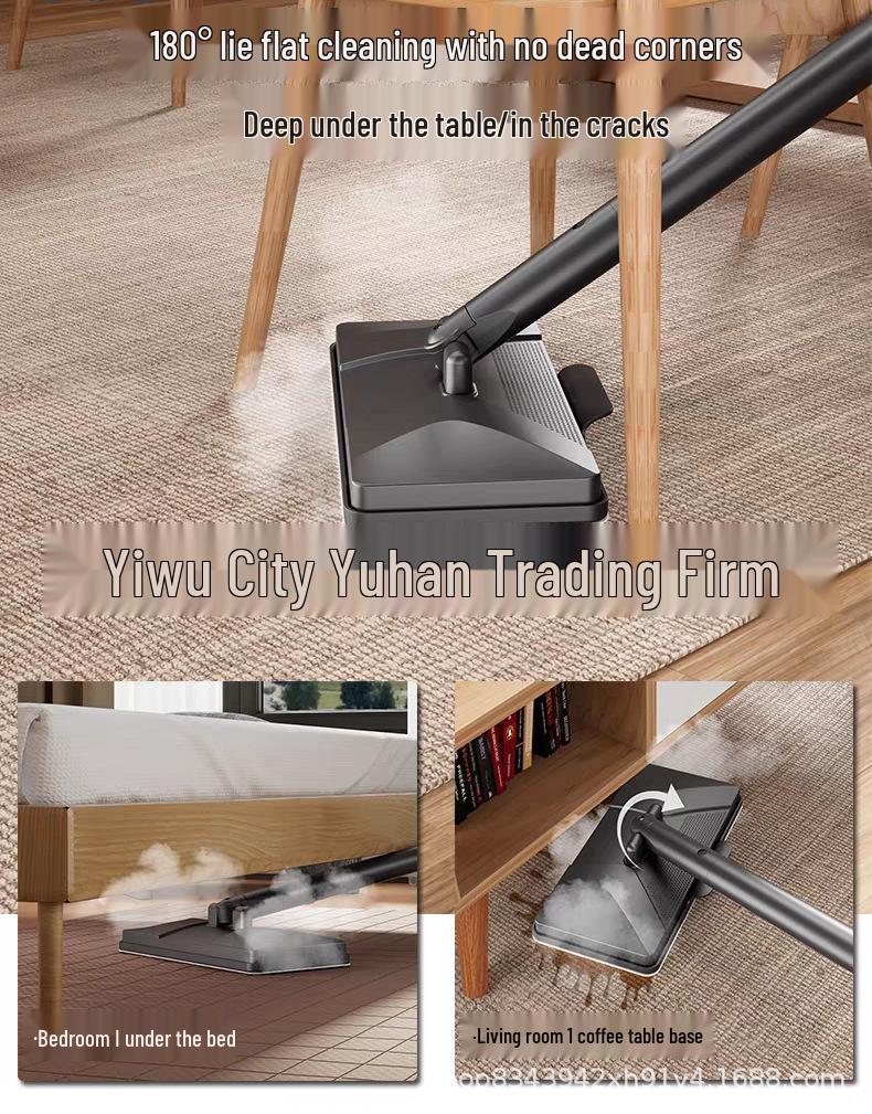 Hochtemperatur-Hochdruck-Dampfreiniger mit Universalrädern und dualer Temperaturregelung für die Küchenreinigung