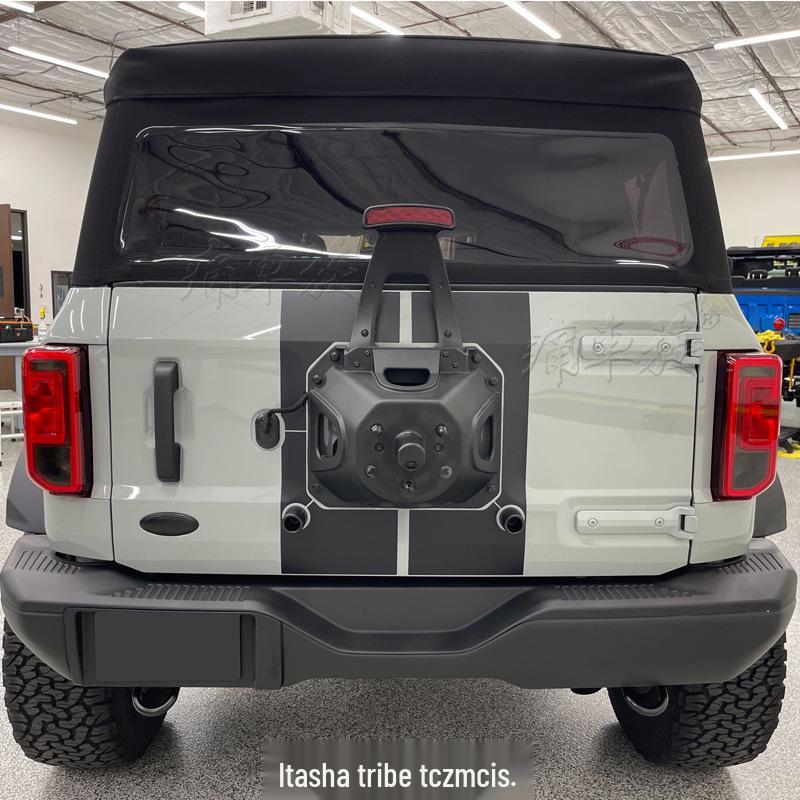 Bronco Wild Horse Car Hood & Pinstripe Stickers for Decoration & Modification