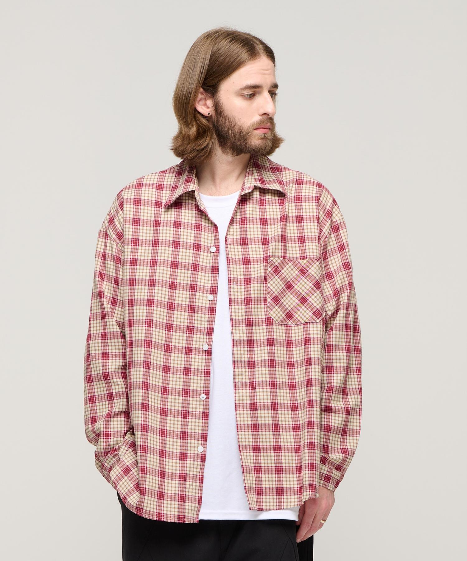 Cargo Bros Cb Daily Soft Check Shirt (Red) Free
