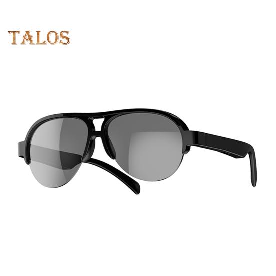 2-i-1 Bluetooth-kompatible solbriller Hodetelefoner IPX4 Vanntett Ultralett polarisert linse UV-beskyttelse Sports Smart Brille-hodetelefoner