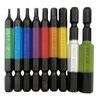 ANEX Color Bit Hex Single with Set ACHX9-65L Wrench, Head, 65mm, Storage, 9-Piece (1.5/2/2.5/3/4/5/6/8/10mm)