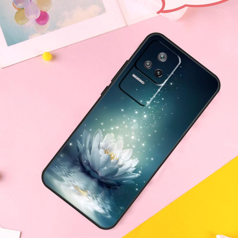 Summer Lotus Case For Xiaomi 14 Ultra 13 11T 12T 13T Pro 12 Lite POCO X6 Pro M6 X3 X4 X5 M5s F3 F5 Cover
