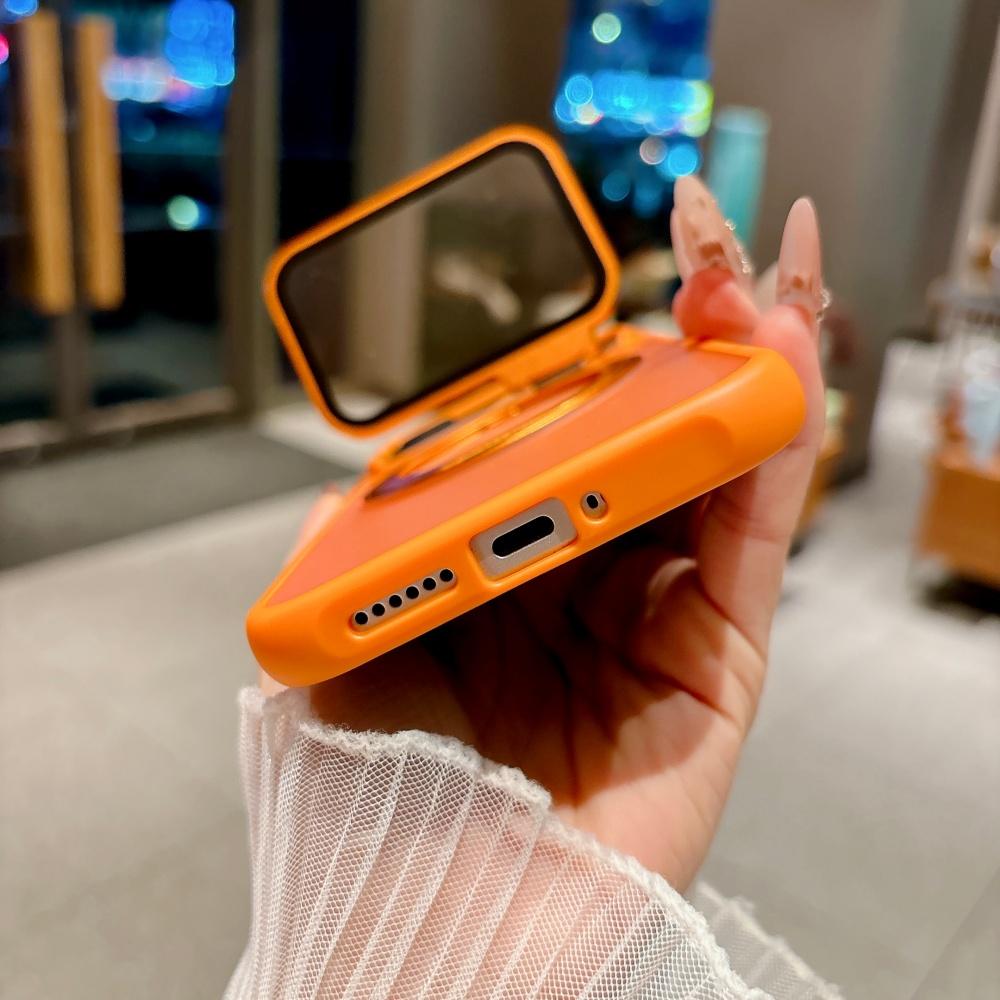 Matte Transparent Magnetic Bracket Holder Case for Xiaomi 17 Pro Max Glass Lens Protection Fold Camera Stand Shockproof Cover