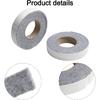 Thickened Weather Stripping 2 Strips 13 Feet, 3 Cm Wide Felt Cotton Tape Seal Tape for Window, Sliding Door Jamb, Speaker, Dashboard(Gray 3cm*400cm)