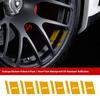 DIY Reflective Jeep Car Wheel Rim Stickers Waterproof Hub Decals for Renegade Wrangler JK Grand Cherokee Car Decor Accessories ALP1