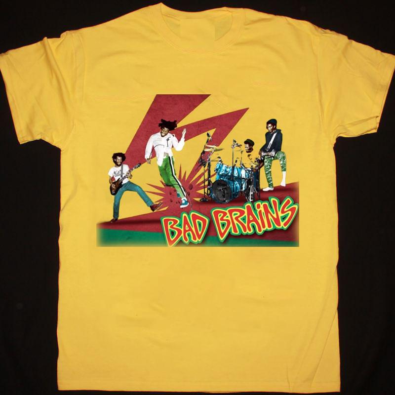 

New Bad Brains Band Gift For Fan Yellow S2345XL Unisex TShirt S4447 Unisex T-Shirt S