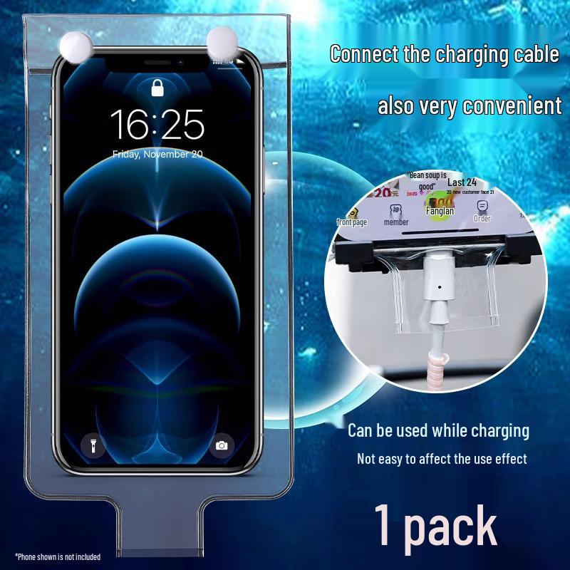 Rider-Specific Rechargeable Waterproof Touchscreen Phone Pouch & Photography Bag One Size