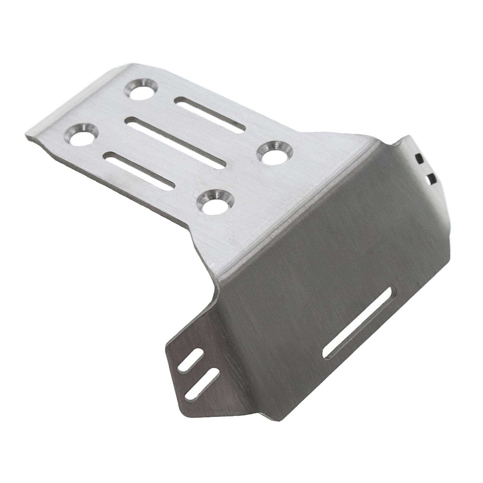 

Stainless Steel Front And Rear Chassis Armor Protector Replacement for Traxxas Sledge 1 8 Remote Control Car Upgrades срібний