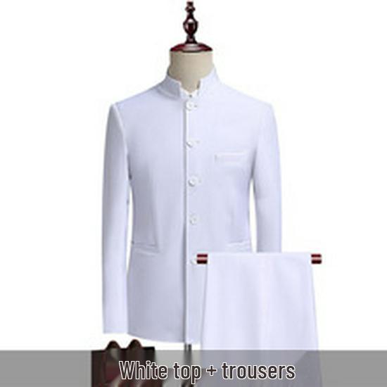 Noble Dragon Zhongshan Suit - Men's High-End Chinese Wedding & Formal Wear
