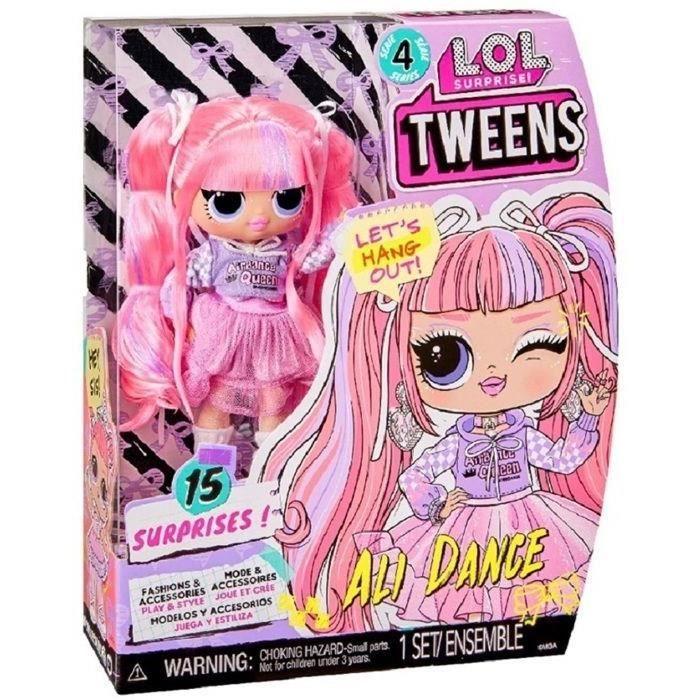 L.O.L. Surprise Tweens S4 Doll - Poupée Ali Dance 17 Cm - Accessoires Surprises