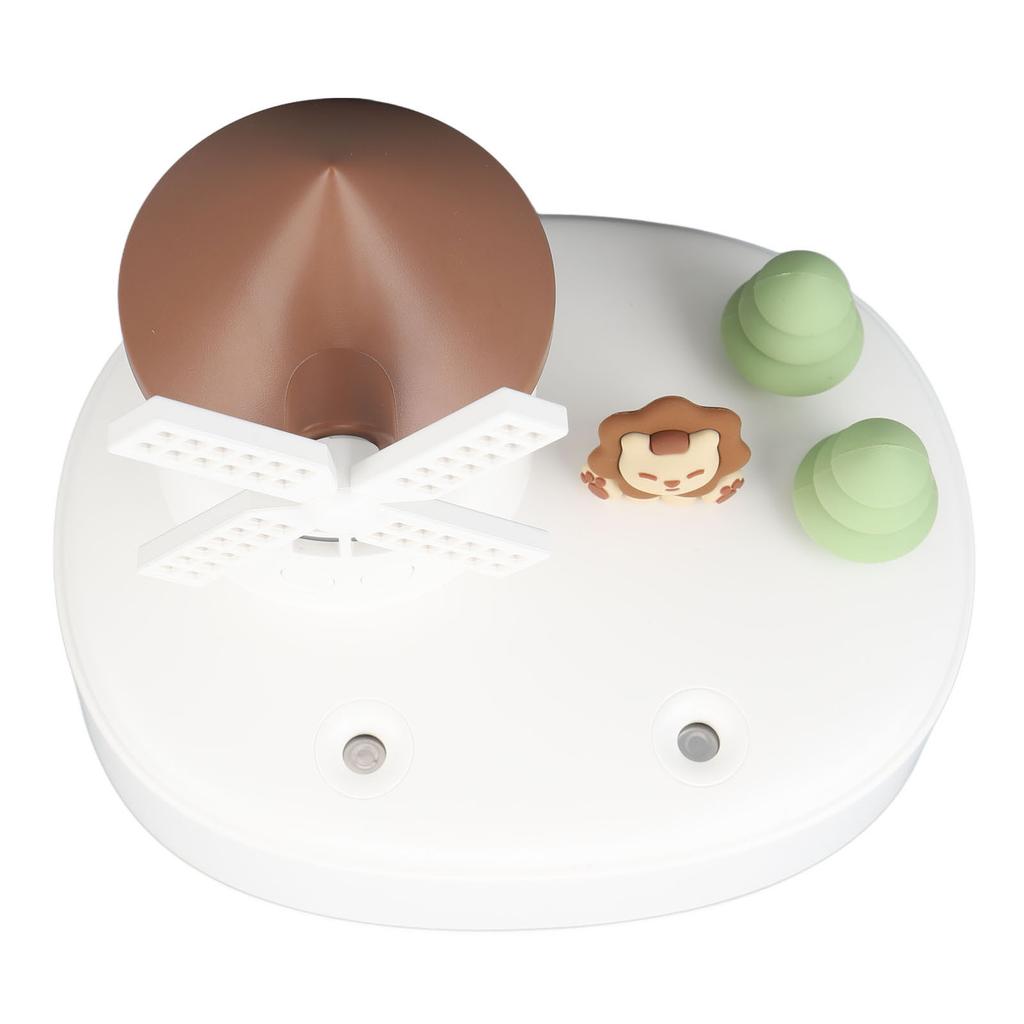 Windmill Music Box Humidifier Creative Bedroom Office Wireless Portable Rotating Humidifier