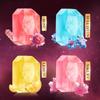Sadoer Diamond Essential Oil Soap, Rose & Cherry Blossom Scented Handmade Bar For Face & Body, Luxury Care