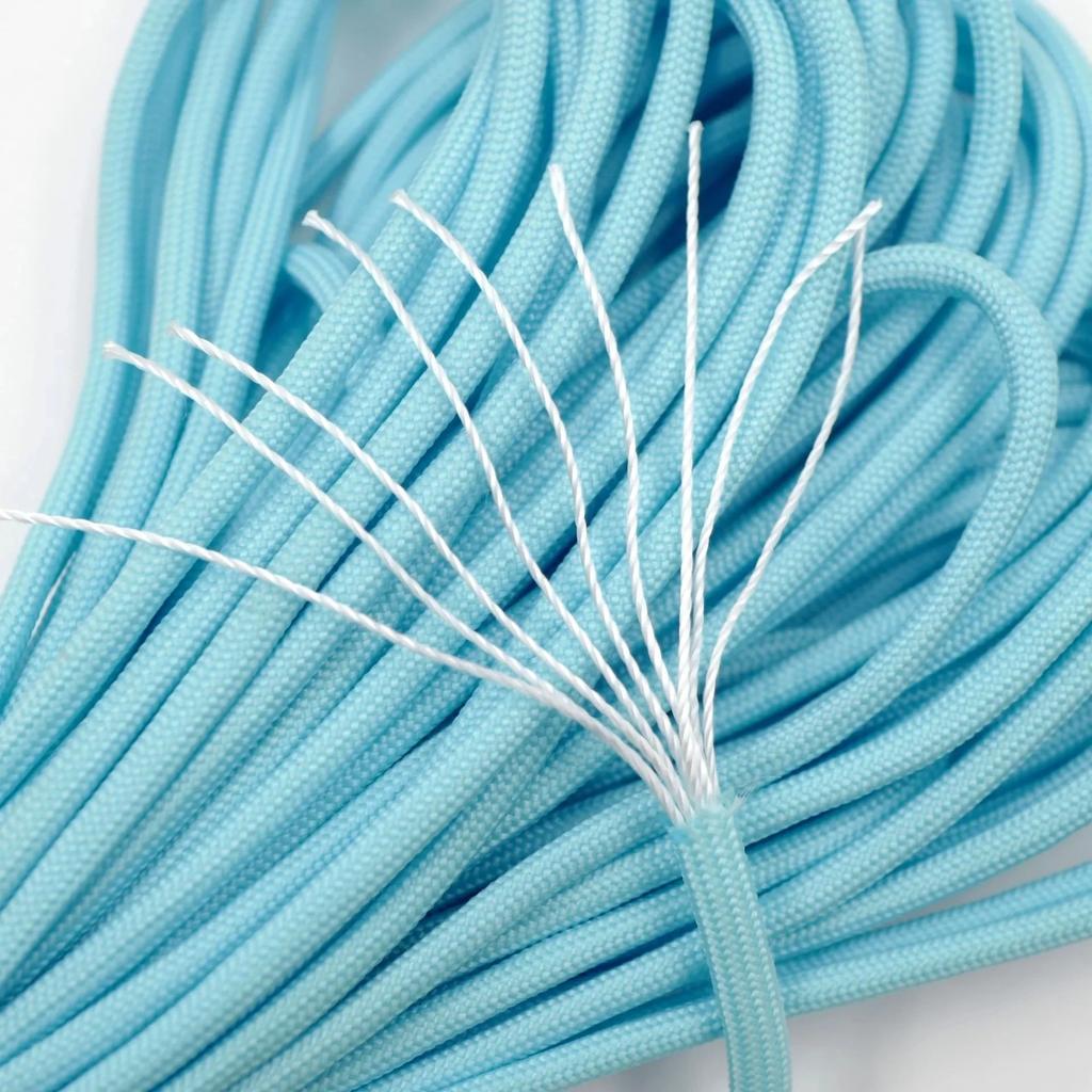 10M Luminous Rope 9 Strands 4mm Paracord Nylon 550 Tent Cord Outdoor Parachute Lanyard Camping Survival EDC Glow in The Dark