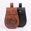 Retro Medieval Faux Leather Belt Pouch Purse Middle Ages Portable Coin Purse Belt Pouch LARP Renaissances Costumes