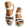 Rope Sandals For Women Bohemian Rhinestone Sandals For Women Fashion Wedge Heel Thick Sole Sandalias De Mujer Verano 2026