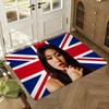 Singer Beabadoobee Music Floor Mat Soft Thickened Absorbent Non-Slip Bedroom Living Room Door Mat Home Decor Flannel Rugs