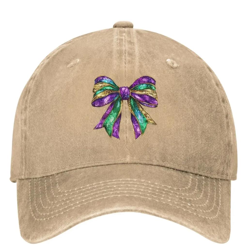 Mardi Gras Washed Baseball Cap Stylish Trucker Hat Summer Men Women Kpop Rock Sunshade Baseball Caps