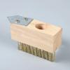 Brosse à Joints Désherbeurs Manuels Brosse de Remplacement à Poils Brosse de Nettoyage de Jardin pour Mousse et Mauvaises Herbes Brosse en Acier