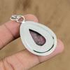 Natural Rhodonite Gemstone Pendant Handmade 925 Sterling Silver Indian Jewelry
