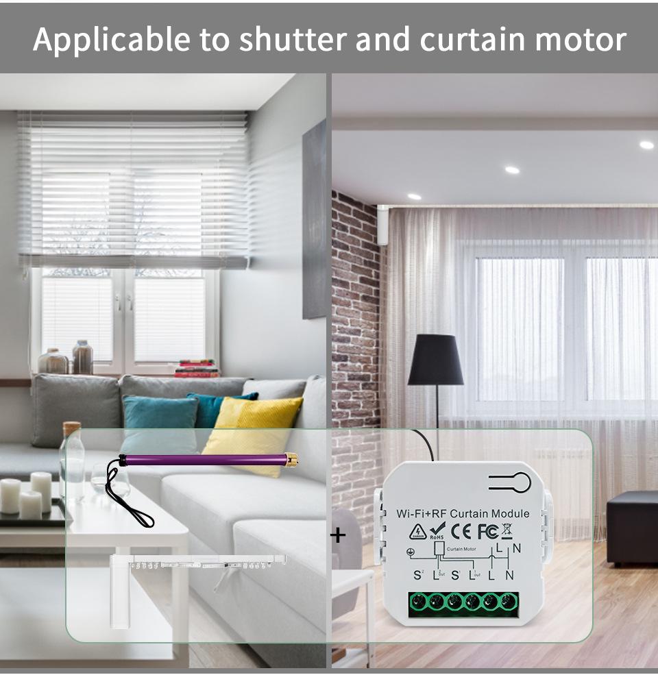 Graffiti APP Smart Voice & Remote Control Wi-Fi Timer for Curtain Motor Switch