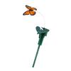 3Pcs Solar Powered Flying Fluttering Fake Butterfly?Stake Garden Ornament Decor