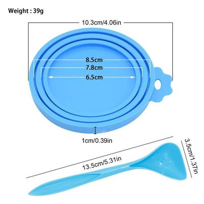 NEW 3 In 1 Silicone Canned Lid Reusable Food Tin Cover Seal Cover 1PC Reusable Box Storage Proo C1R8