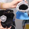 Shield Knight Cat Plush Doll Silly Black Cat Stuffed Toy Decoration Cat Plush Toy  Children
