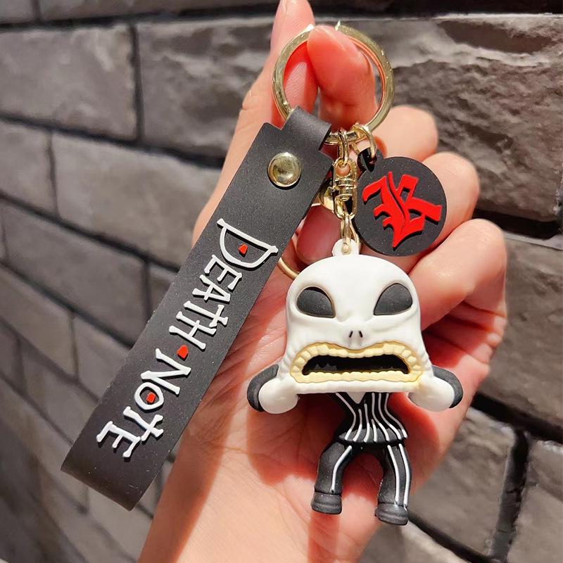 Nightmare Before Christmas Kürbis Totenkopf Schlüsselanhänger - Alberne Halloween Streich Anhänger