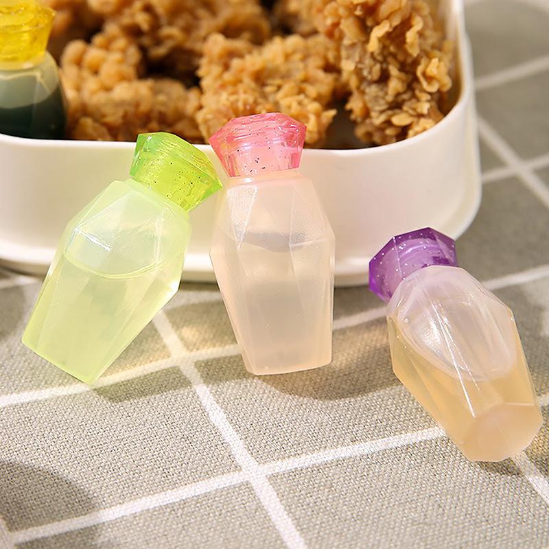 4 ks Mini Roztomilé Lahvičky na Rajčatový Kečup, Nádoba na Salátový Dresink, Spížní Nádoby