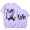 Rock Band Korn 1994 Rag Doll Neidermeyers T Shirt Men's Vintage Metal Gothic Oversized Short Sleeve T-shirts Hip Hop Streetwear