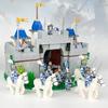 Besta militar medieval milícia lança de templo soldado de cavalaria armadura soldado boneco humanoide mini conjunto de castelo DIY brinquedo de tijolo