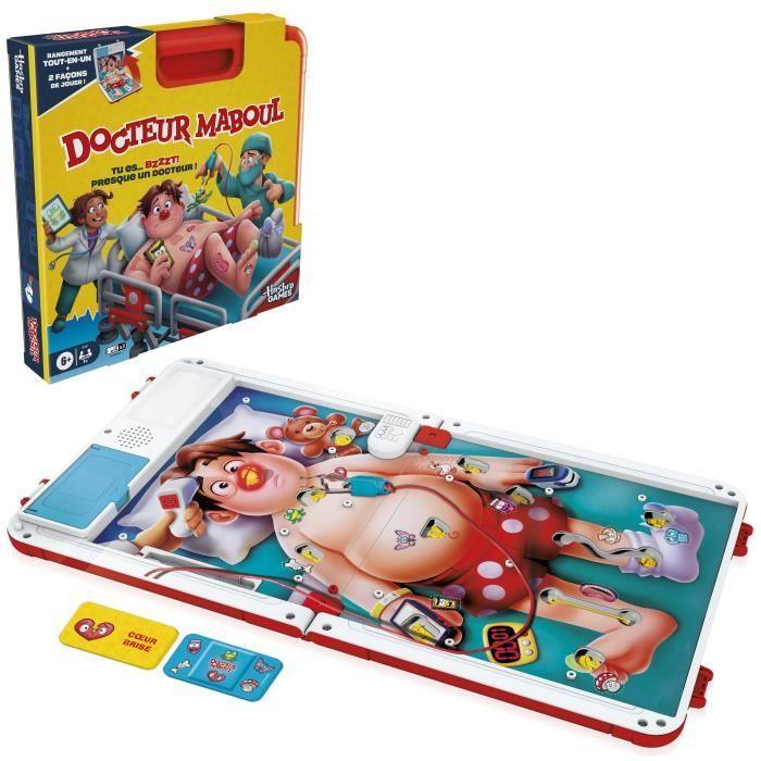 Operation, Electronic Board Game with All-in-one Carrying Case, 2 Ways To Play, 1 Player and More, 10 Minutes,