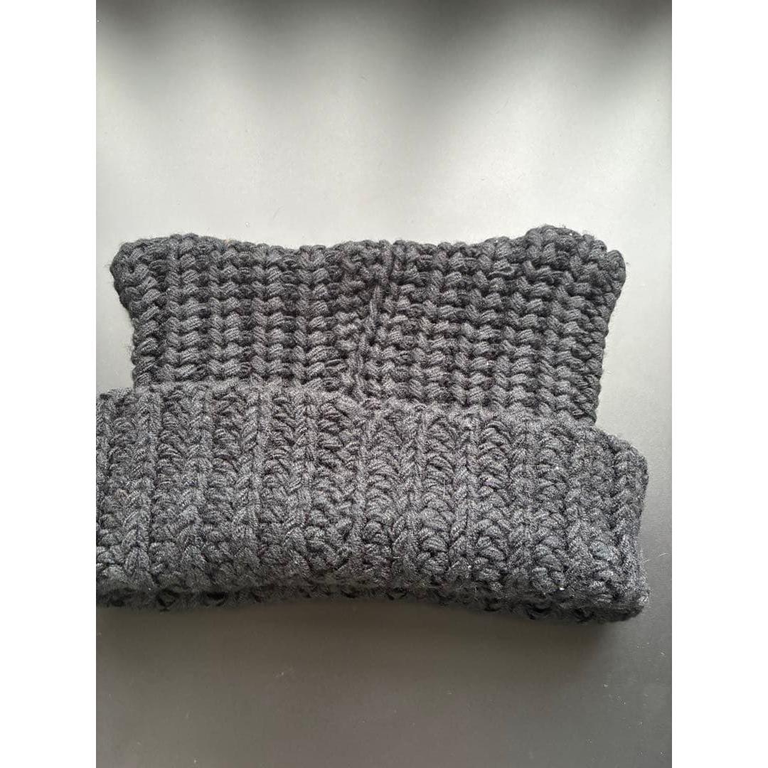 Used CA4LA Knit Hat Beanie Black