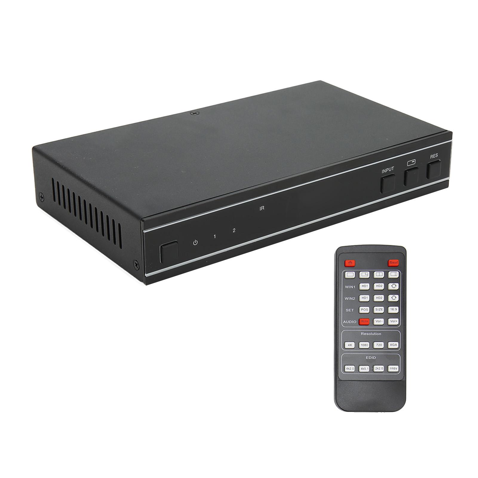 

Мультимедийный интерфейс HD Switcher 4K 60HZ 18Gbps Мультимедийный интерфейс HD Multiviewer Видео сплиттер EU Plug