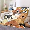 1pc Cute-Dogs Blanket Warm,Perfect for Camping And Travel, Making It a Great Gift for Any Season Yy250904191