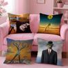 Salvador Dali Pop Art Cushion Cover Plush Fabric Soft Double-Sided Printed Sofa Warm Winter Home Gift Pillow Cover