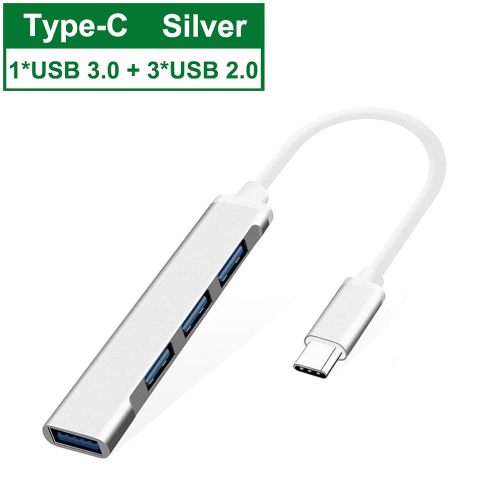 Data Transfer Splitter 4 Port Dock Station Type-C USB C HUB USB 3.0 Expander