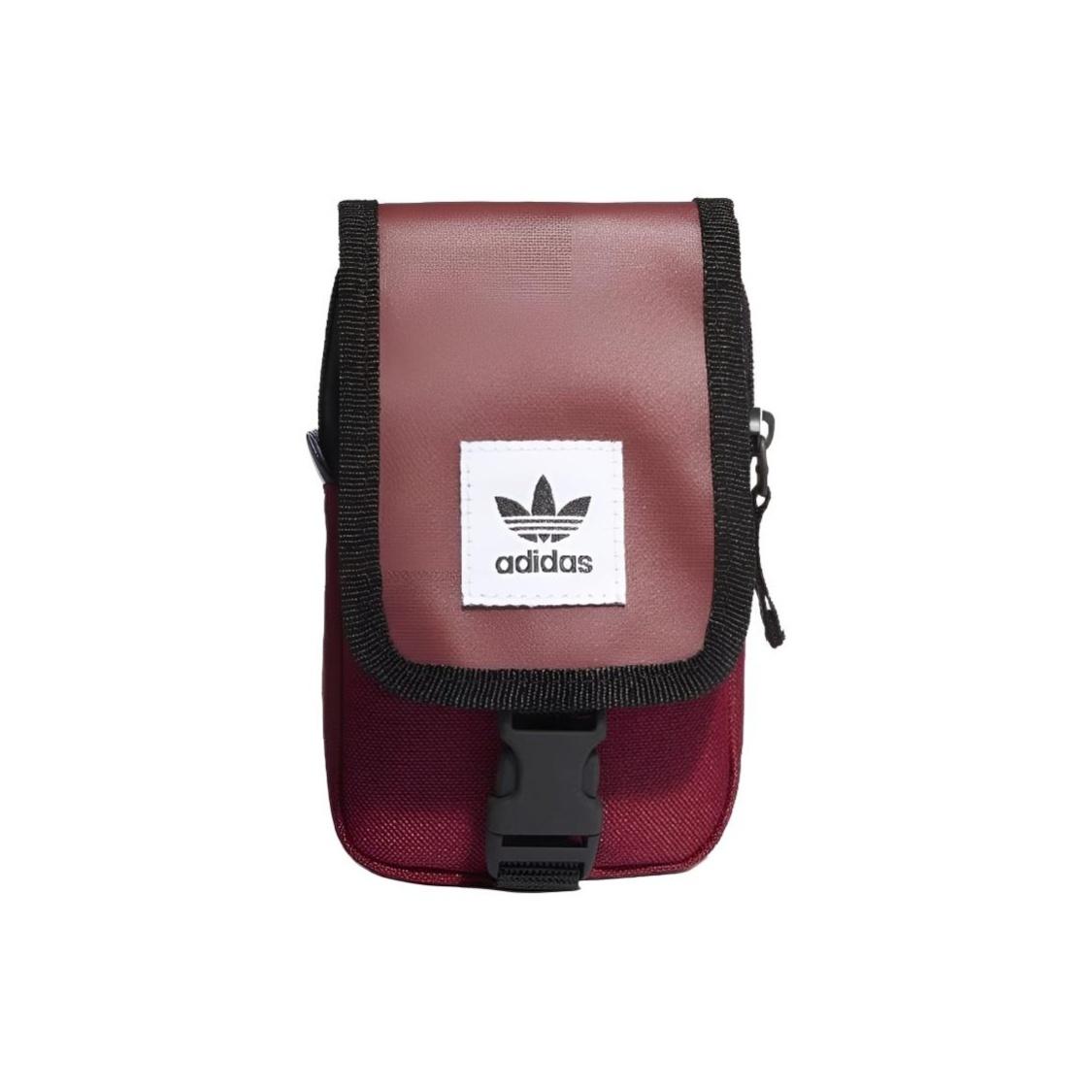 Adidas Originals Trefoil Polyester Crossbody Bags Unisex Red Black White One Size