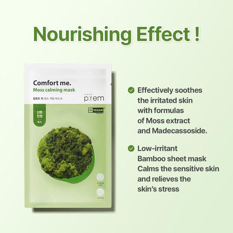 [make p:rem] Comfort Me Moss calming mask (1ea)