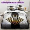 Set cu model logo hochei pe gheață cuvertură cu față de pernă Decorare casă Cadou de ziua de naștere (1*husa de pilotă+ 2*fețe de pernă, fără umplutură)