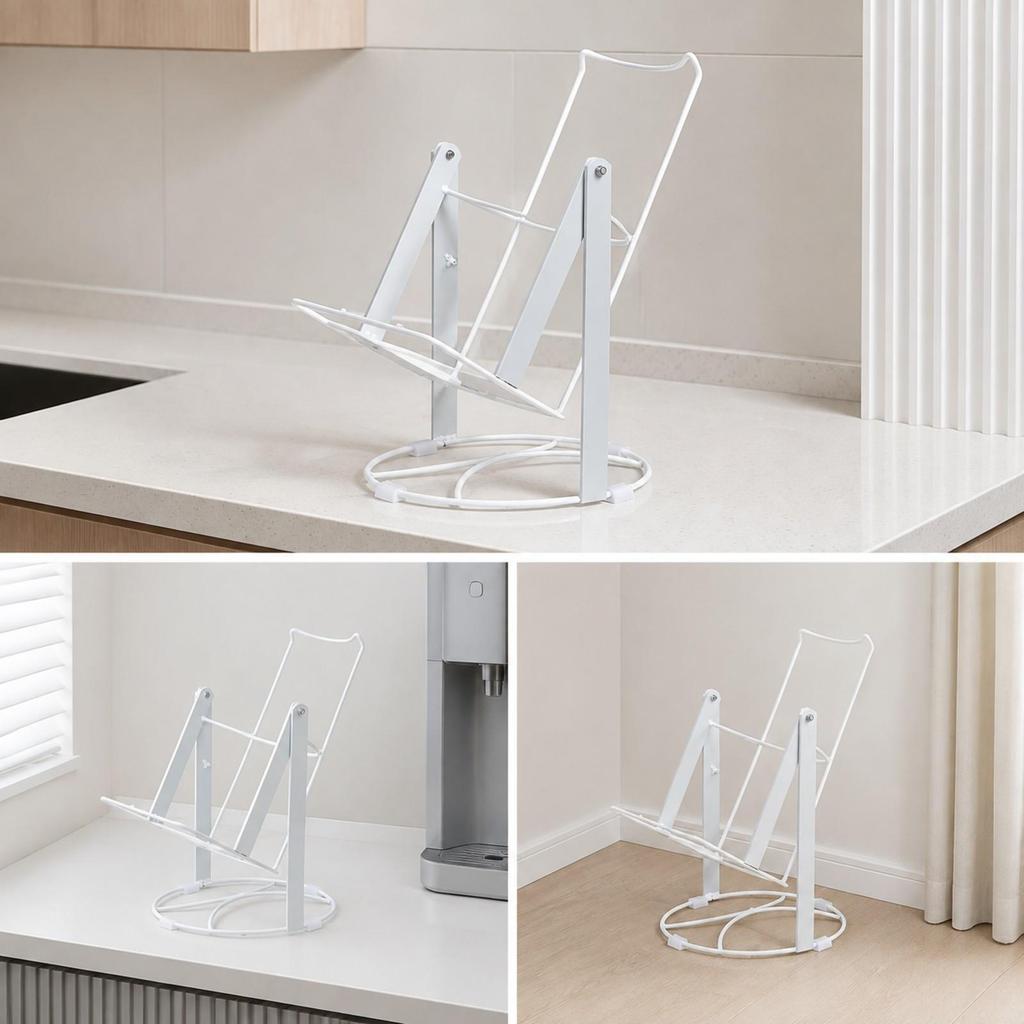 Water Dispenser Support Stand with Rotating Cradle Stable Inverted Bottled Holder