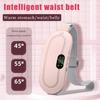 LED Display Electric Warm Waist Belt 4 Gear Massage Vibrating Abdominal Massager  Body Shaping