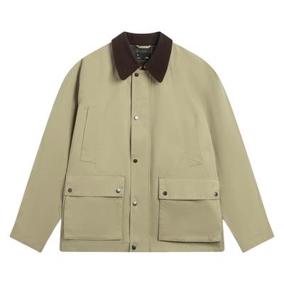 Li Ning Sports Lifestyle Series Χαλαρή Εφαρμογή Μπουφάν με Λογότυπο και Ραφές Ανδρικά Μπουφάν AJDV289-7