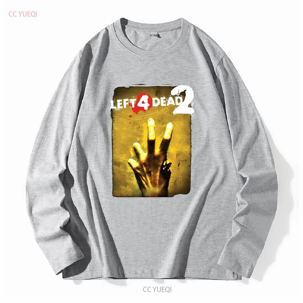 Left 4 Dead 2 Black T Shirt 2009 Valve Corporation L The Core vintage Washed Top For Everyday Wear streetwear graphic Casual