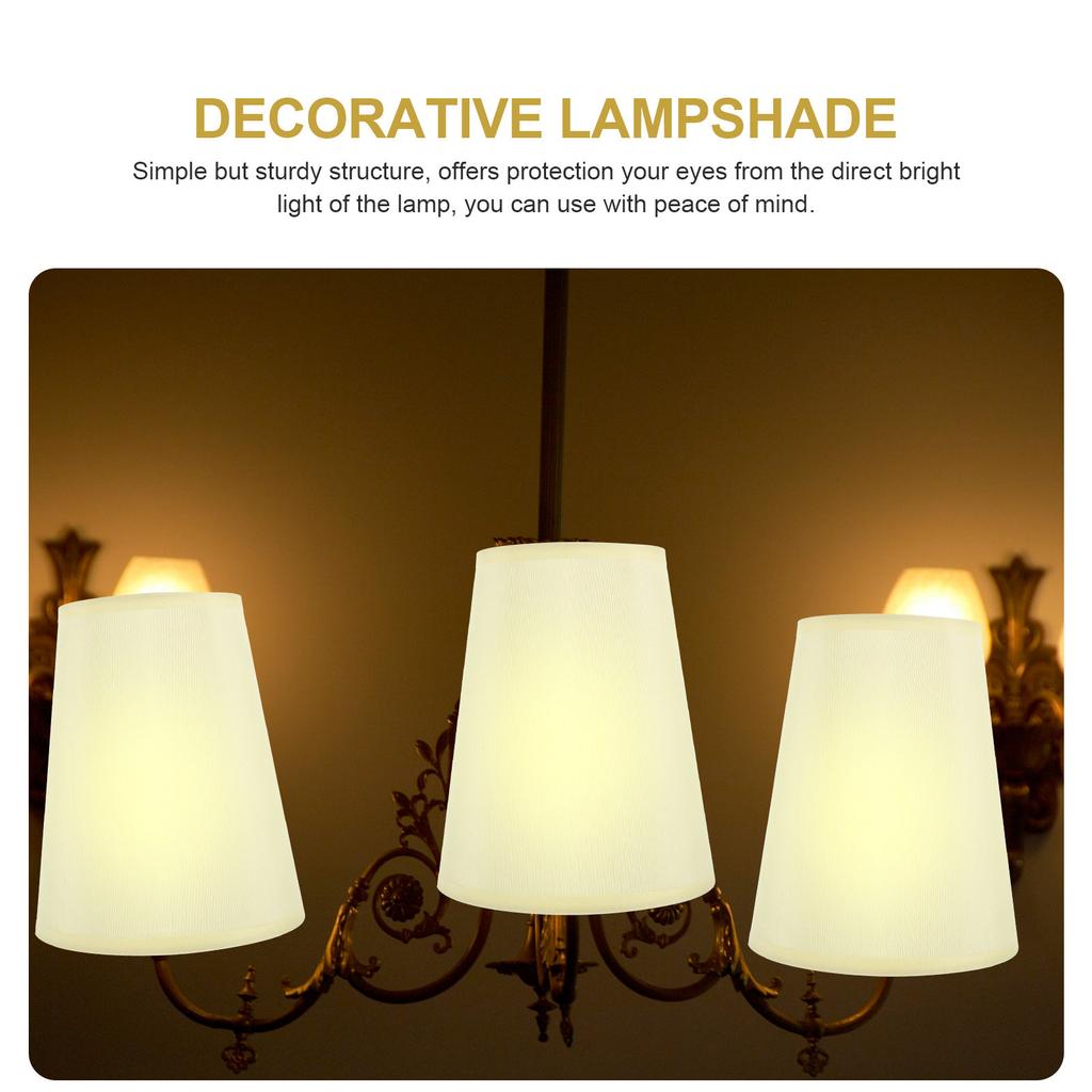 Einfacher Eleganter Lampenschirm für Schreibtischlampe E14 Fassung Kompakte Lichtabdeckung Kleine Lampenschirme Tisch Schlafzimmer Dekoration