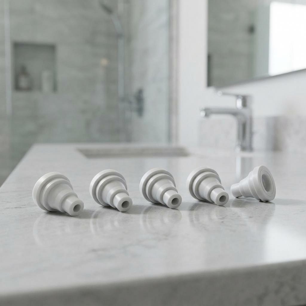 Ugelli Soffione Doccia Sostituzione 100 Pezzi Silicone Uscita Acqua Parti Spruzzatore