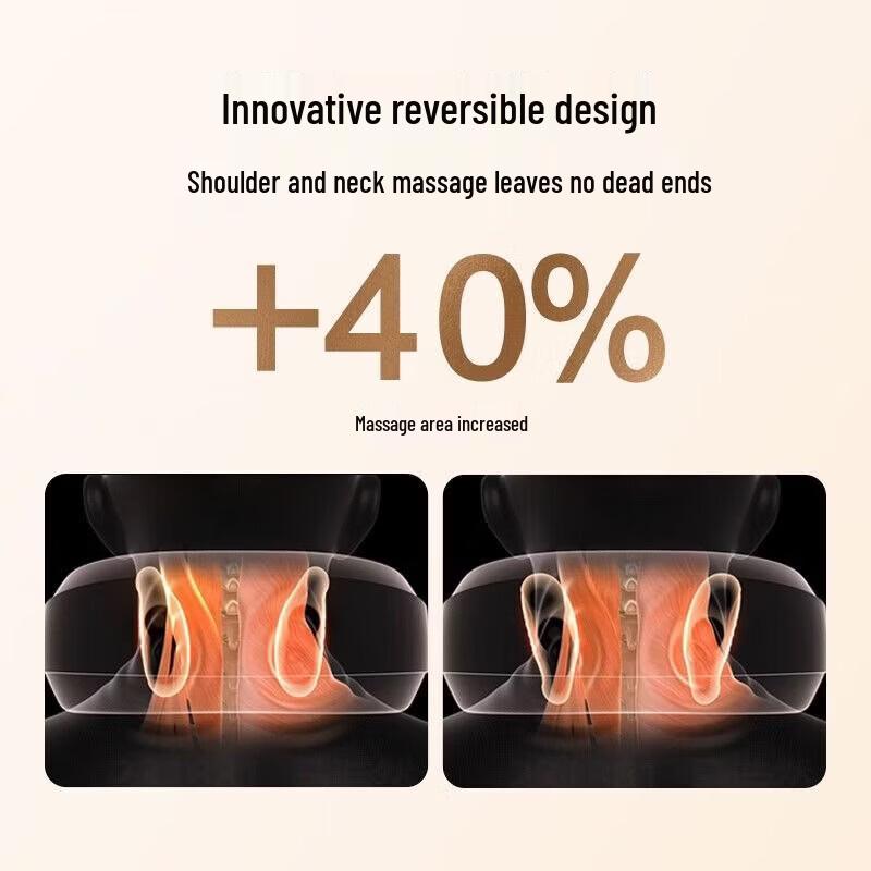 SKG N5-3 U-shaped Neck and Shoulder Massager with Heat CN Plug (adapter Included)