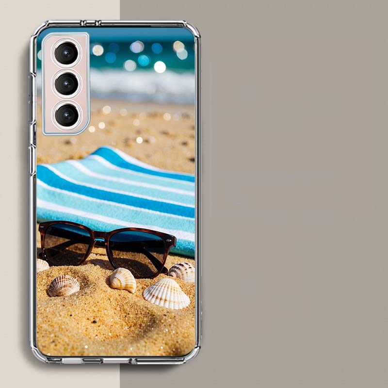 Summer Vibe Sea, Beach, Sand Phone Case For Samsung A16 A26 A36 A56 A17 A15 A25 A35 A55 A14 A24 A34 A54 A04S A05S Galaxy Note 20