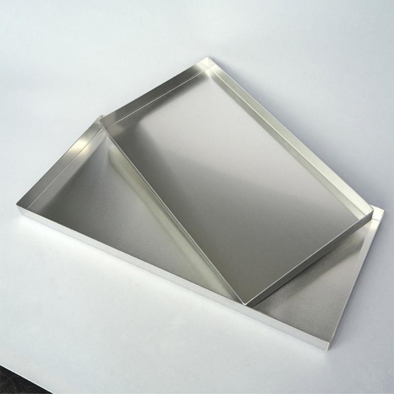 Portable Durable Aluminum Baking Pan With Smooth Finishes Professional Baking Tray Ideal For Home Baking And Cooking